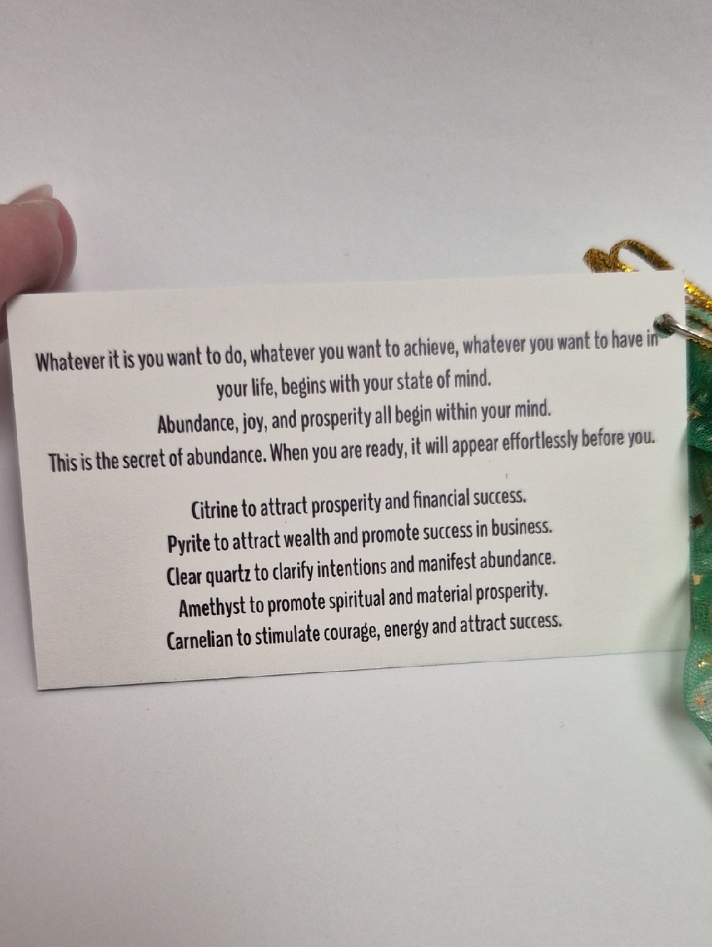 Crystal Kit For ABUNDANCE - Picture 3 of 3